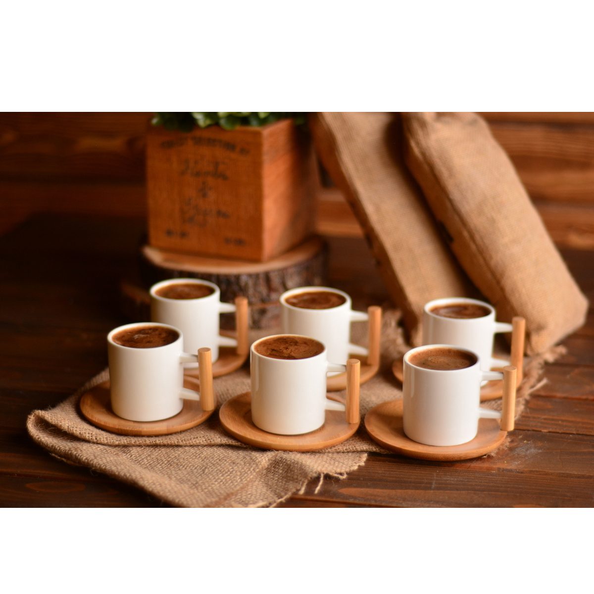 سرویس قهوه خوری 6 نفره بامبوم مدل آرونا کد B1400